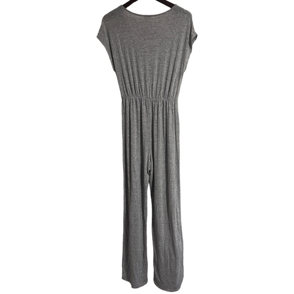 Caution to the Wind Gray Jumpsuit - Picture 3 of 3